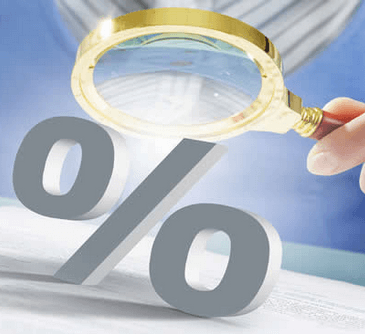 loupe pourcentage