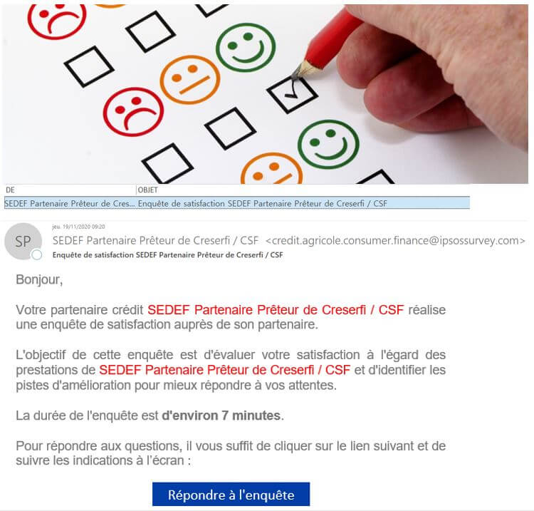 Email SEDEF enquête satisfaction_V2