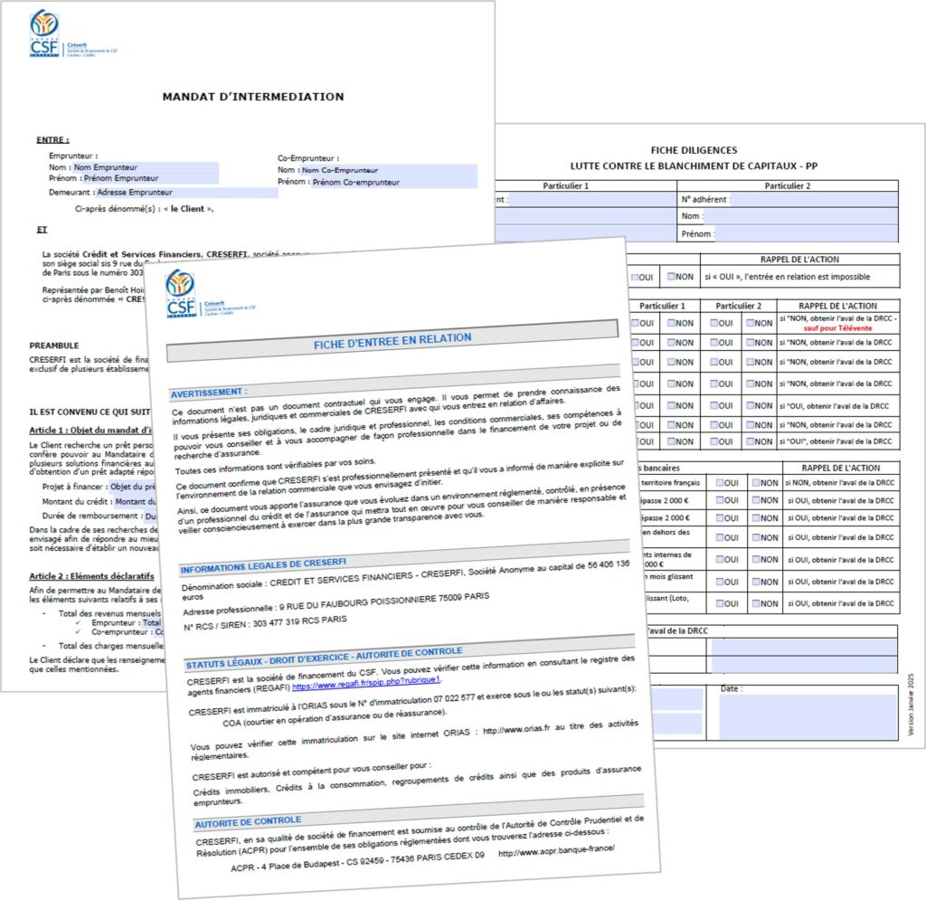 Processus d’instruction des PP apportés